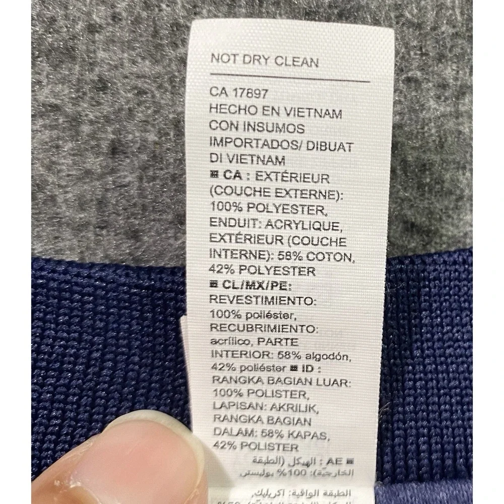 Old Navy Jacket Jersey Style Reversible Blue Red Size XL(14/16)